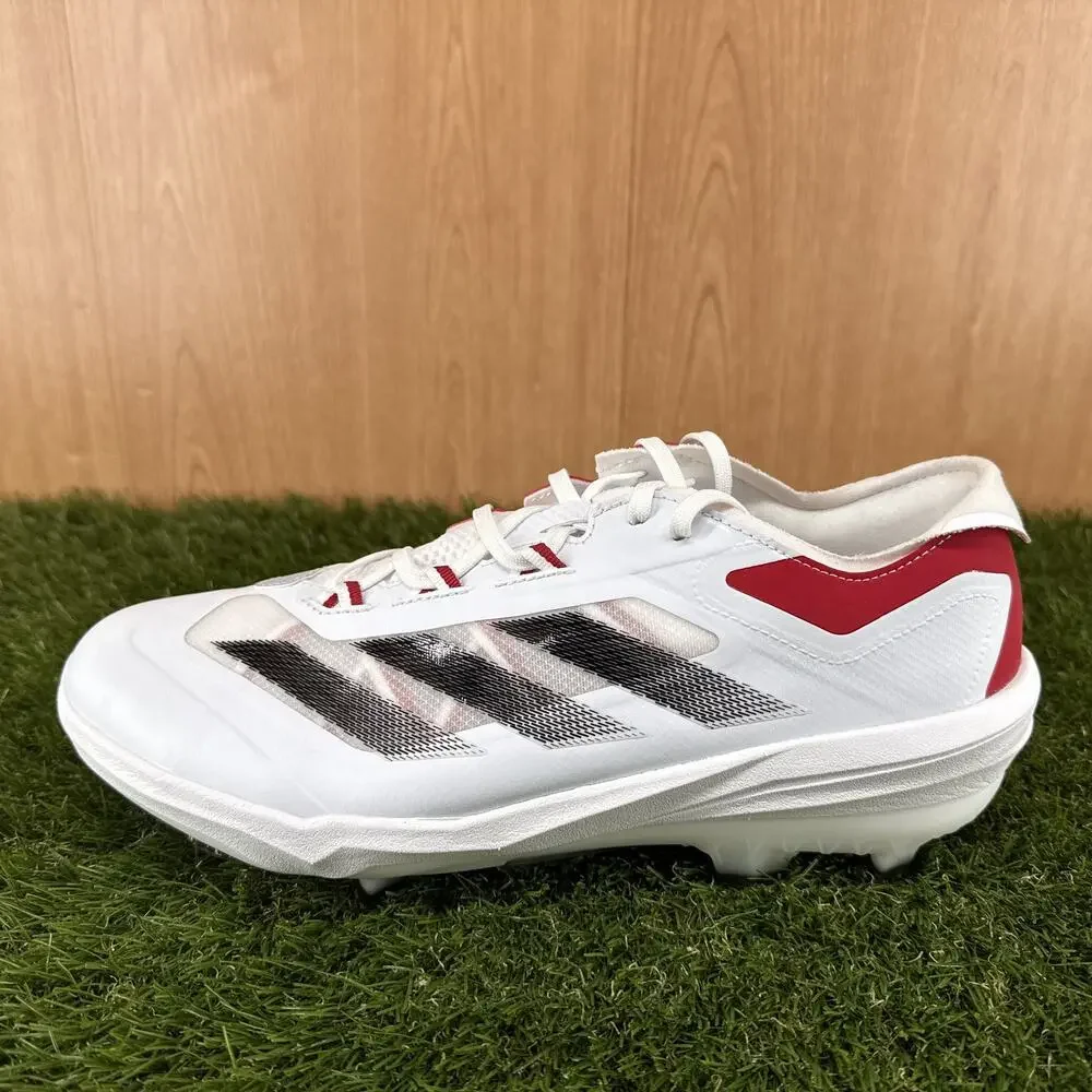 adidas Adizero Impact TPU BSB White/Core Black/Team Power Red IH2545 Mens Sz 11